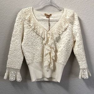 Michael Kors Collection Tops - Michael Kors Collection Soutache Top Crochet Med Michael Kors Collection Tops - Michael Kors Collection Soutache Top Crochet Med